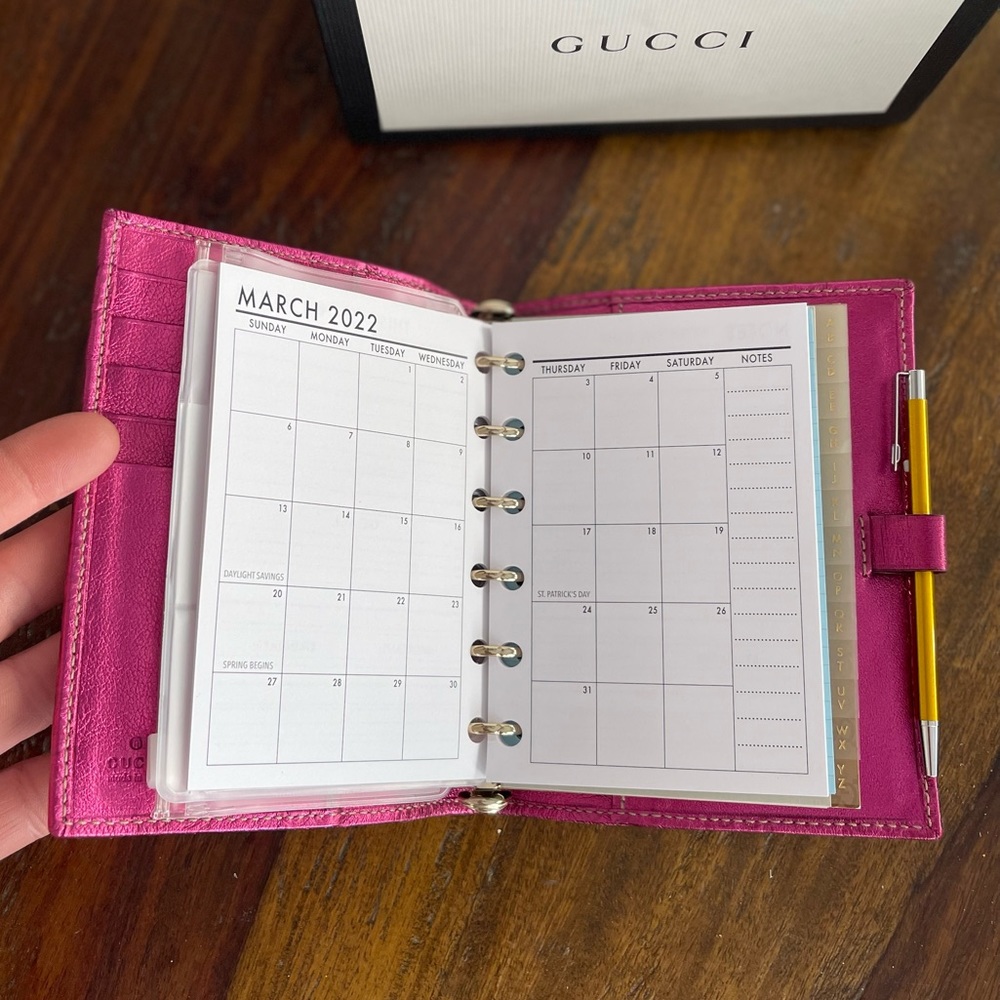 2026 Refill Value Pack: Organizer Calendar: fits Gucci Small Agenda+Pen